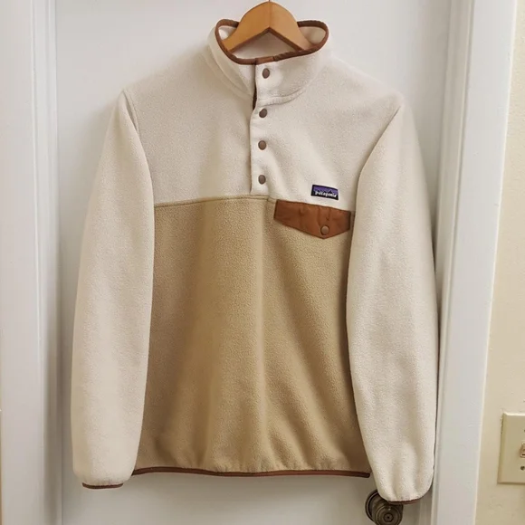 🤩cutest Patagonia synchilla fleece pullover size women's xs - Picture 2 of 4